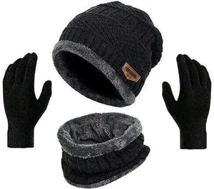 PALMLON Solid Beanie Cap