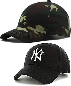 cap world Solid, Self Design, Embroidered Sports/Regular Cap