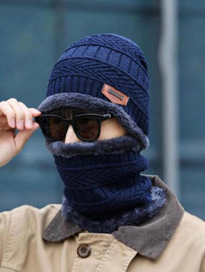 PRANVISOUMYA Solid Monkey Cap