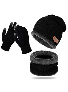 ZAUKY Solid Beanie Cap