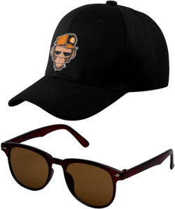 Baseball Hat Hat With Sunglasses Slot KiwiCaves Combo Of Solid