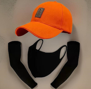 FD FLORIDA Solid, Self Design Sports/Regular Cap