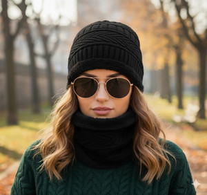 trendbite Self Design Beanie
