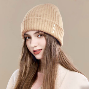 Winity Cute korean style double layer ( soft warm cotton inside ) winter cap for women Beanie