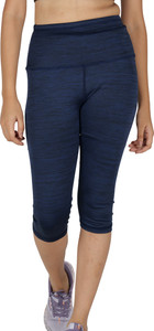Kyk Women's Gym Capri Tights Women Dark Blue Capri