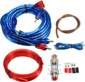 Bidas Car Amplifier Wiring Kit Audio Subwoofer AMP RCA Power Cable