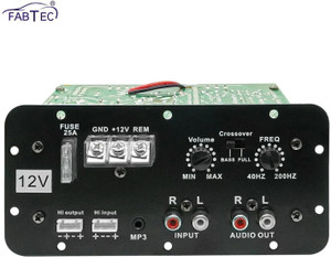 कारज़ेक्स Car Basstube, Subwoofer Slayer, Pure Bass, ThumpMaster Mono Bass (120W, 12V DC) मोनो क्लास AB कार एम्पलीफायर