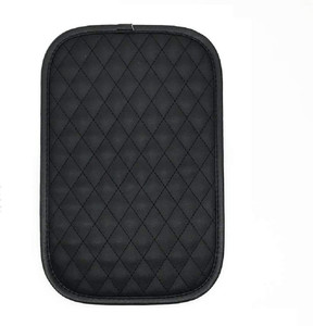 Edylin Car Center Pad , Universal Fit For Car Waterproof Armrest Seat Pad 7D (Black) Car Armrest Cover