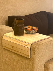 Tvm Rectangular Sofa Armrest Tray, Handcrafted Coaster for Sofa, Armrest for Snacks Car Armrest Cover