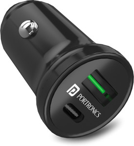 Portronics 38 W Turbo Car Charger