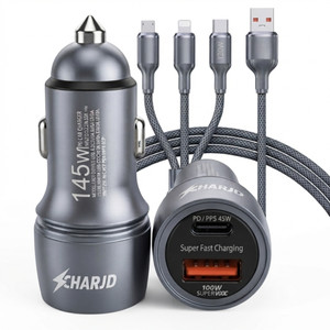 CHARJD 145 W Qualcomm 3.0 Turbo Car Charger