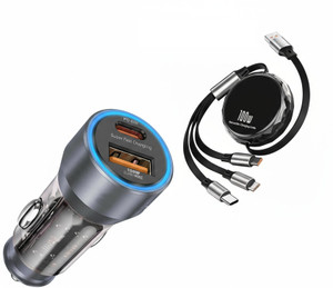 Coracao 125 W Qualcomm Certified Turbo Car Charger