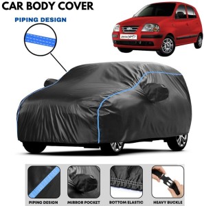favy Car Cover For Hyundai Santro Xing, Santro Xing 1.1L, Santro Xing GL, Santro Xing XP, Santro Xing XO (With Mirror Pockets)