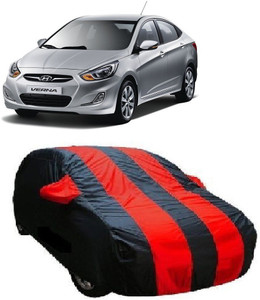 IRONTECH Car Cover For Hyundai Verna (With Mirror Pockets)