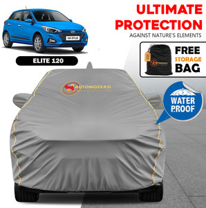 AUTOMOZEXO Car Cover For Hyundai Elite i20 Sportz 1.2, Elite i20 Magna 1.2, Elite i20 Era 1.4 CRDi, Elite i20 Asta 1.2 (With Mirror Pockets)