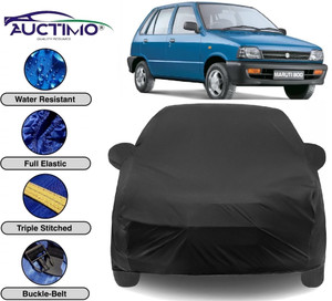 AUCTIMO Car Cover For Maruti Suzuki 800 (With Mirror Pockets)