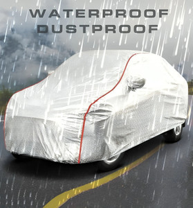TEASN Car Cover for Tata Nexon Silver - Image 6