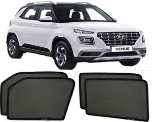 AUTOFIXER Side Window Sunshade For Venue Fix Z-Black Car Curtain
