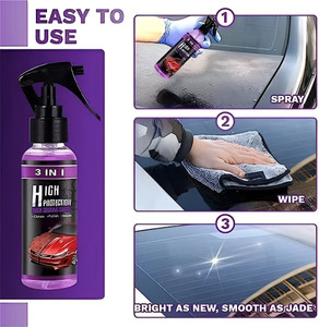 LootZoo Multipurpose Car & Bike Polish for Dashboard Spray Quick Car Coating Spray, Car Scratch Repair & Polish Spray, Set of 1 Vehicle Interior Cleaner