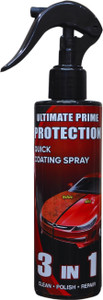 LootZoo Ultimate Prime Protection Quick Car Coating Spray Clean, Polish & Repair Multipurpose Liquid Car & Bike Polish Vehicle Interior Cleaner