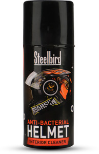 स्टीलबर्ड Helmet Interior Foam Cleaner Anti Bacterial Spray for Helmet Interior व्हीकल इंटीरियर क्लीनर
