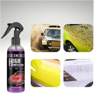 LootZoo 3 In 1 Car Coating Spray Clean, Polish & Repair Spray Quick Car Coating Spray, Car Scratch Repair & Polish Spray, Pack of 1 Vehicle Interior Cleaner