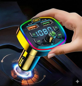 JAXTER v5.0 Car Bluetooth Device with FM Transmitter, Car Charger, Audio Receiver, MP3 Player, Adapter Dongle, Transmitter