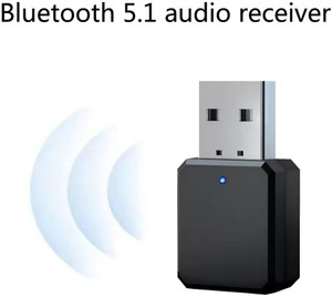 RPMSD v5.0 Car Bluetooth Device with Audio Receiver, 3.5mm Connector, Adapter Dongle