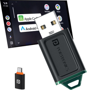 Portronics v5.0 Car Bluetooth Device with Audio Receiver