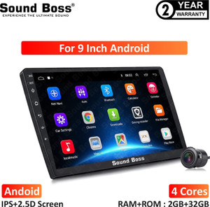 Sound Boss Androidify 3rd Generation 9 Inch Android (2GB/32GB) With AHD Camera Car Stereo