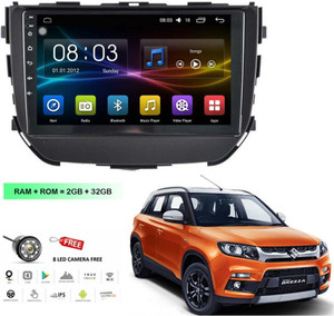 Racemark 9 Inch Car Android Screen for Maruti Brezza with Frame Car ...