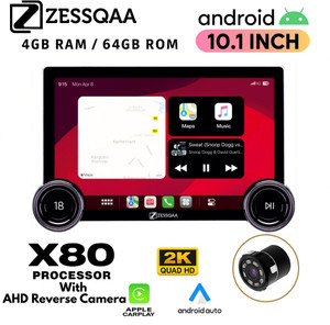 ZESSQAA Diamond- 2 Knob with AHD Camera Car Stereo