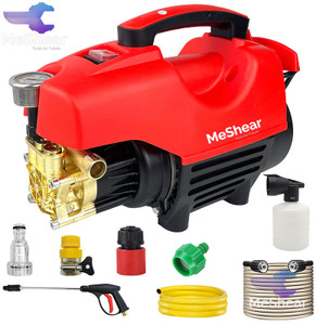 MeShear 2000W High Pressure Washer 180Bar with 18M hose pipe, Gunjet and Foam Gun Pressure Washer
