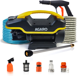 अगरो Galaxy High Pressure Washer, 130 Bars, 7L/Min Flow Rate, 8 Meters Outlet Hose,