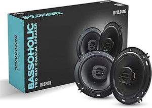 BASSOHOLIC Two Way 6 Inches High Bass Bass-BLSP06 Coaxial Car Speaker