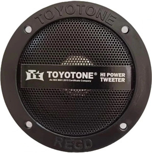 TOYOTONE 3" Inch | 4 Ohm | 60W RMS Power | 100W Peak Power | Cone Tweeter for Home(Grill) 3" Inch | 4 Ohm | 60W RMS Power | 100W Peak Power | Cone Tweeter for Home(Grill) Tweeter Car Speaker