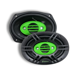 ZESSQAA 6x9 Inch 3-Way Coaxial Car Speakers | 800W Peak | Rear Tray Mount | Pair ZQ-6901SPK Coaxial Car Speaker