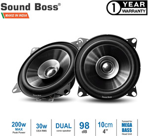 Sound Boss Dashboard 4" Dual Performance Auditor 200W MAX B1015 Coaxial Car Speaker