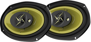 गोमैकेनिक Premium Sonus S3 GOLD 6"X9" inch with In-built Tweeter Speaker Dust Proof Premium Extra Bass 3-way, Set of 2 कोएक्सियल कार स्पीकर