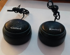 KAXTANG TS-20 Car Coaxial Dome Tweeter Speaker 500 Watt Max (Black) kx-0088 Tweeter Car Speaker
