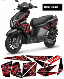 Scooter Modify Sticker SHINEPRO Sticker & Decal for Scooter Price in India - Buy SHINEPRO ...