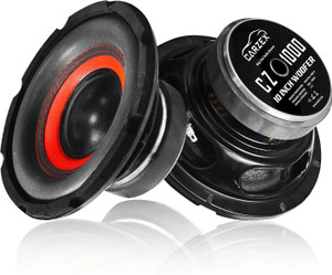 CARZEX 10 Inch Subwoofer 250W RMS, 4-ohms, 1000W Peak Power 4 Layer Copper Coil 90dB, 1.5 Voice Coil Car Audio System (Single Piece) Subwoofer