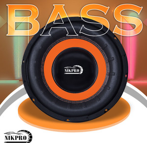 NIKPRO 10-Inch High-Power Subwoofer for Car, Home & Home Theater Systems 10-Inch High-Performance Subwoofer with 250W RMS Output, 1000W Peak Power Subwoofer
