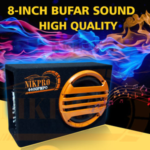 निकप्रो Car Under Seat Active Subwoofer Bass Tube for Cars 8 Inch Built-in amplifier car bass tube सबवूफर