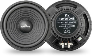 TOYOTONE (Pack of 2) 8" Inch 40 WATTS RMS 4 OHMS Cotton Cone Form Edge WOOFER Speaker (WINNER-SERIES-WOOFER) That is Covered with Sheild BACKCOVER Subwoofer