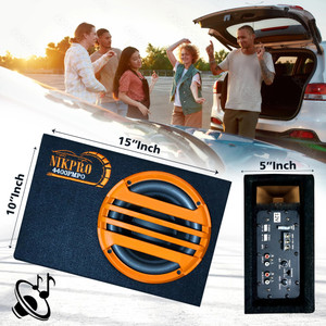 NIKPRO 8 Inch Car Under Seat Subwoofer - Image 5