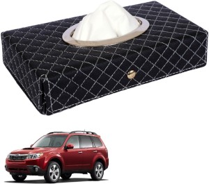 Buy QianBao Car Tissue Holder, PU Leather Tissue Box, Hanging