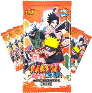 NITYOG Naruto A Card Game For Kids (18 Packets =144 Cards