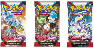 TCG Playing cards Scarlet & Violet 3 packs box set