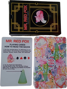 R.s.Magic Tricks Mr Red Fox Marked Deck Cheating Playing Card Magic Multicolor